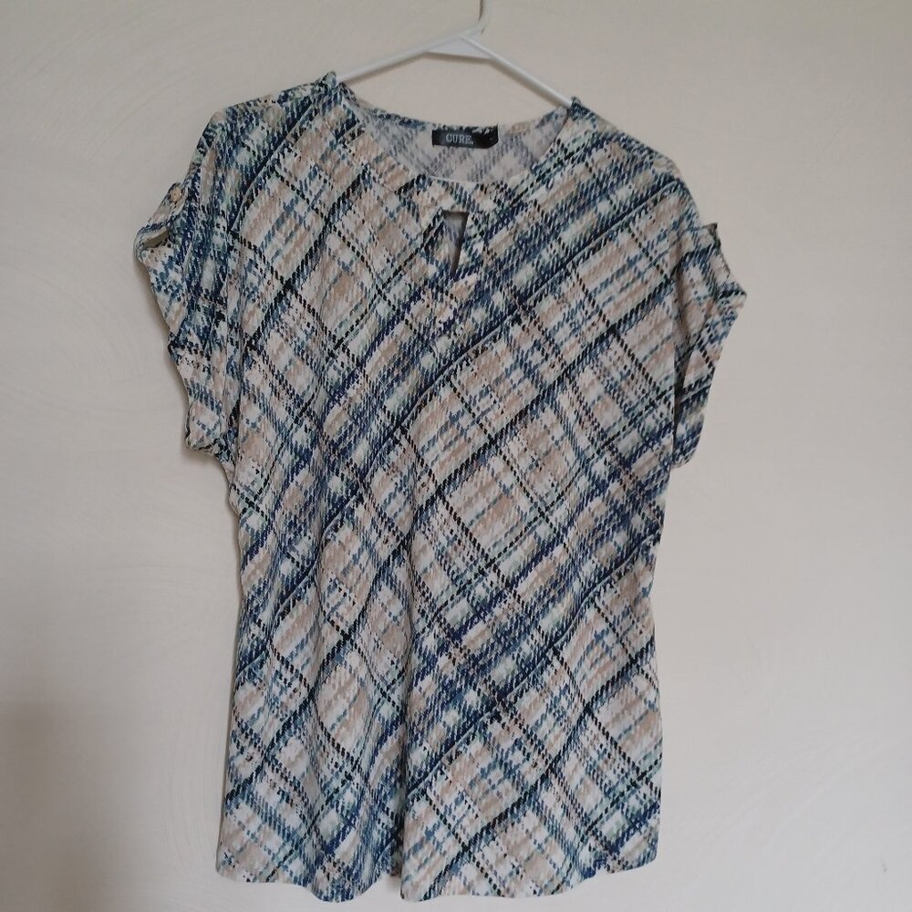 Women's Short Sleeve Top/Blouse, Size - M